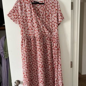 Size XL madewell midi dress with slit